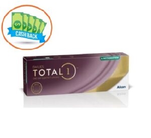 Dailies Total 1 for Astigmatism cx30  *CASHBACK