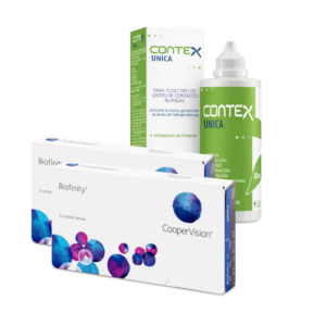 Biofinity 3 x 2 + Contex Única 350ml