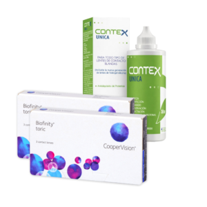 Biofinity Toric 3 x 2 + Contex Única 350ml